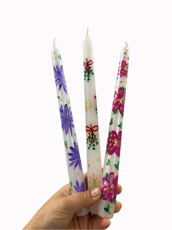 Flower garden 3lü mum seti