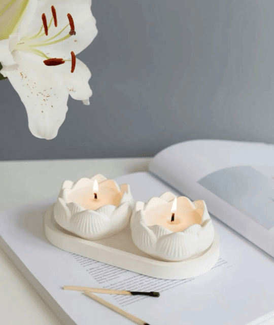 Lotus Çiçeği Mum