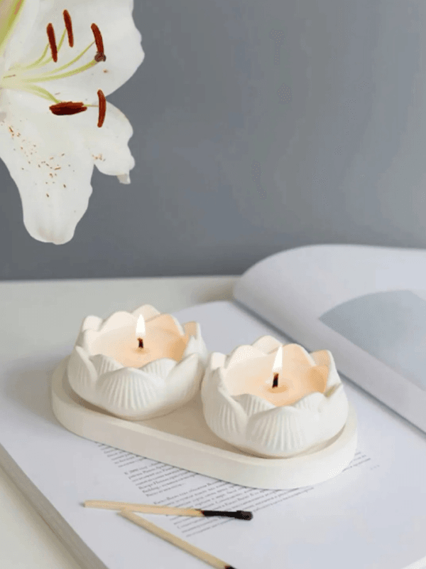 Lotus Çiçeği Mum